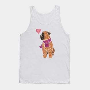 Watercolour Griffon Bruxellois Tank Top